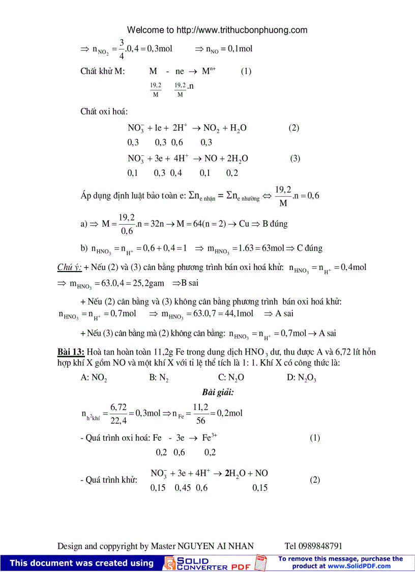 image for page Một số phương pháp giải nhanh toán hóa