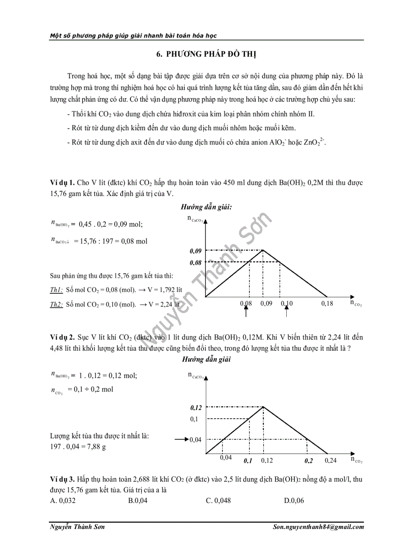 image for page Mot so phuong phap giup giai nhanh bai toan hoa hoc PHAN III