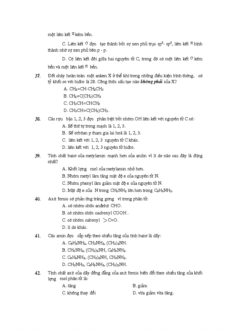 image for page Ngân hàng câu hỏi ôn thi tn đh cđ