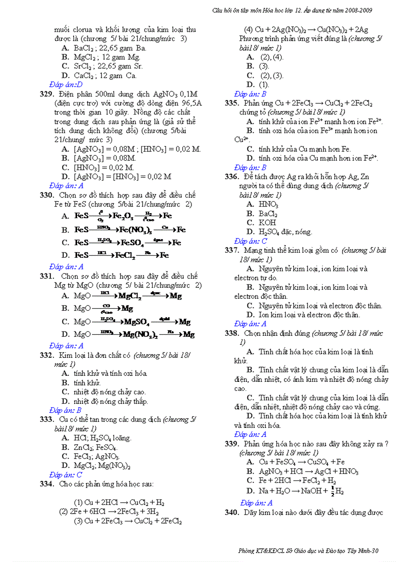 image for page Ngan hang cau hoi trac nghiem