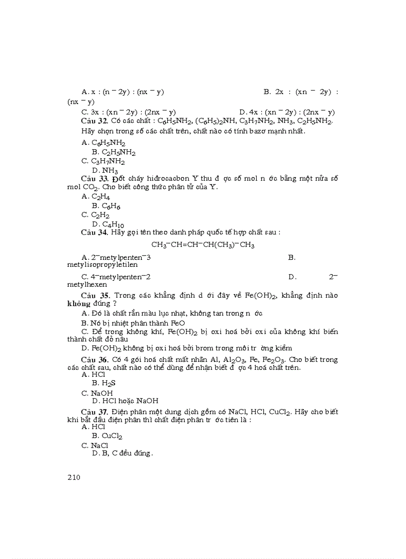 image for page Ngân hàng trắc nghiệm rất hay ôn thi đại học