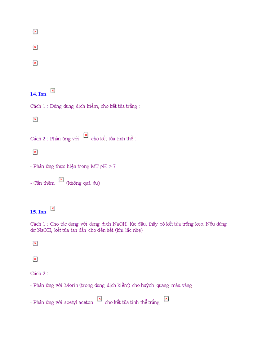 image for page Nhận biết các ion vô cơ