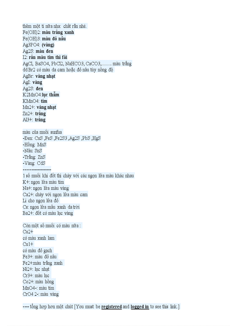 image for page Nhận biết các phân tử và ion vô cơ