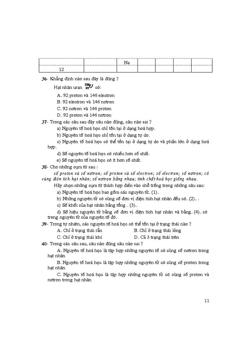image for page Nhung bai tap trac nghiem hay nhat trong hoa hoc