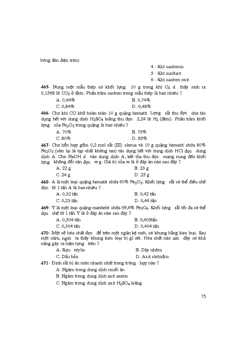 image for page Nhung bai tap trac nghiem hay nhat trong hoa hoc