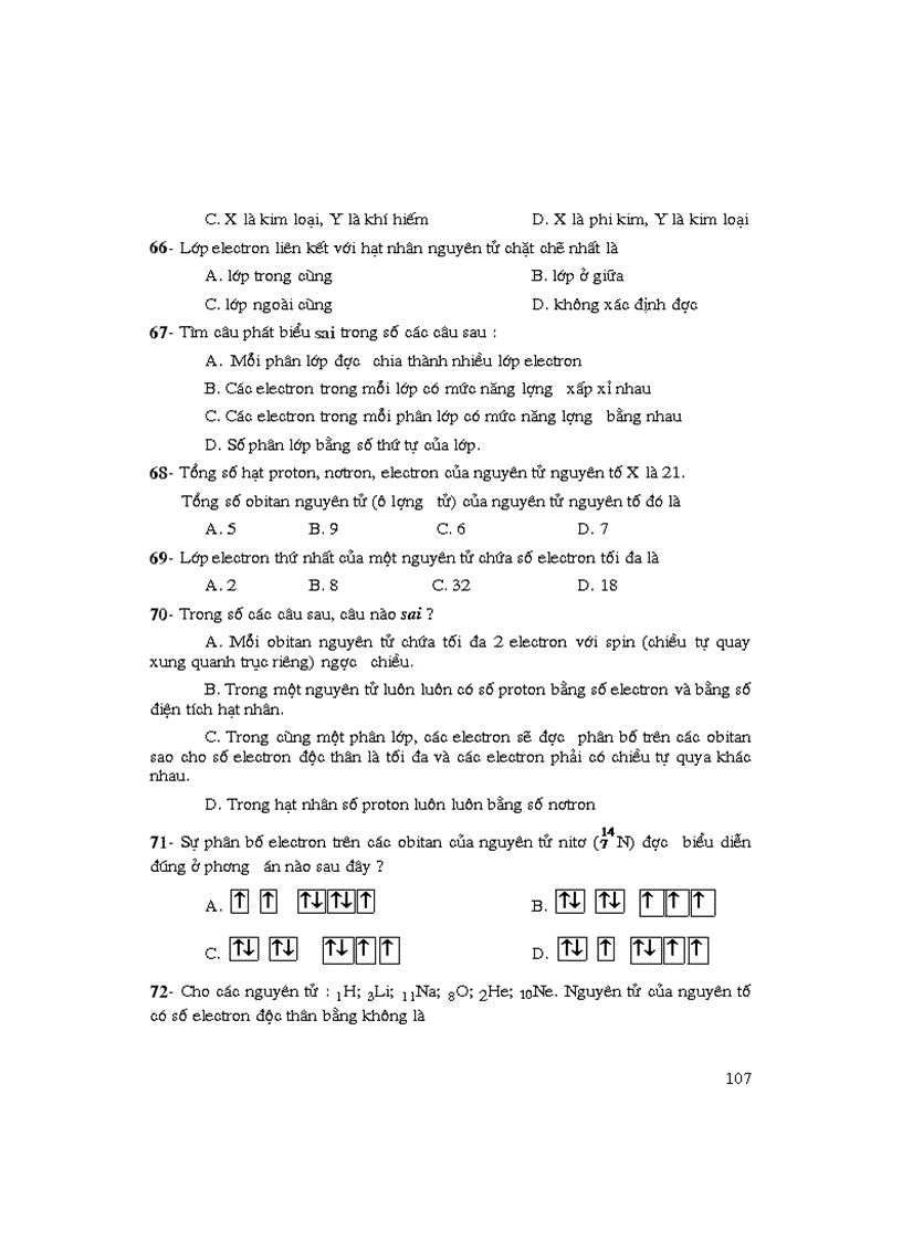 image for page Nhung bai tap trac nghiem hay nhat trong hoa hoc