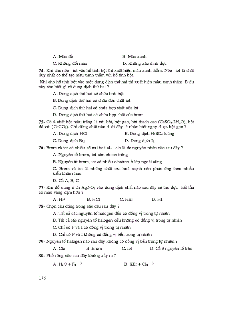 image for page Nhung bai tap trac nghiem hay nhat trong hoa hoc