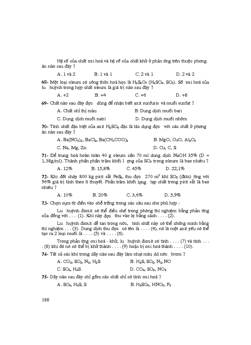 image for page Nhung bai tap trac nghiem hay nhat trong hoa hoc