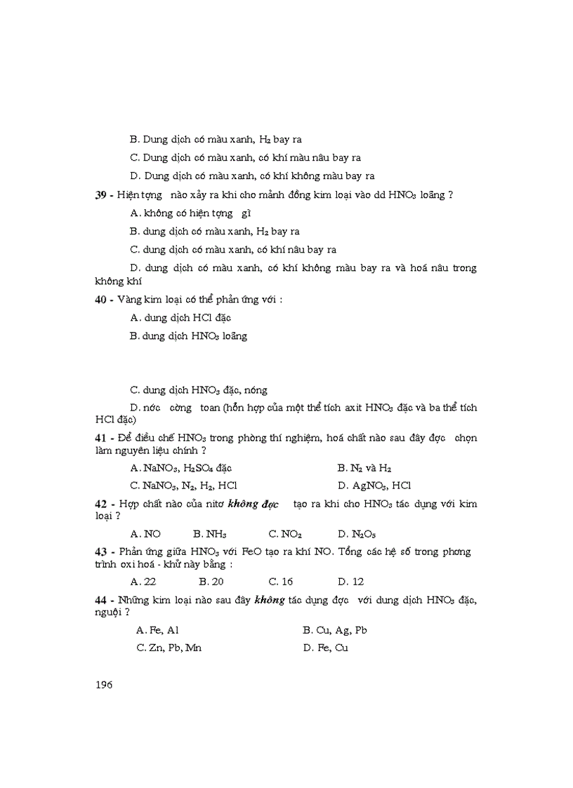 image for page Nhung bai tap trac nghiem hay nhat trong hoa hoc