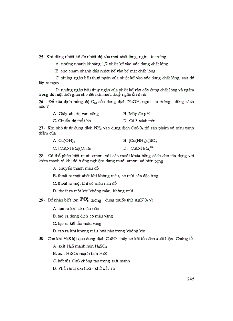 image for page Nhung bai tap trac nghiem hay nhat trong hoa hoc