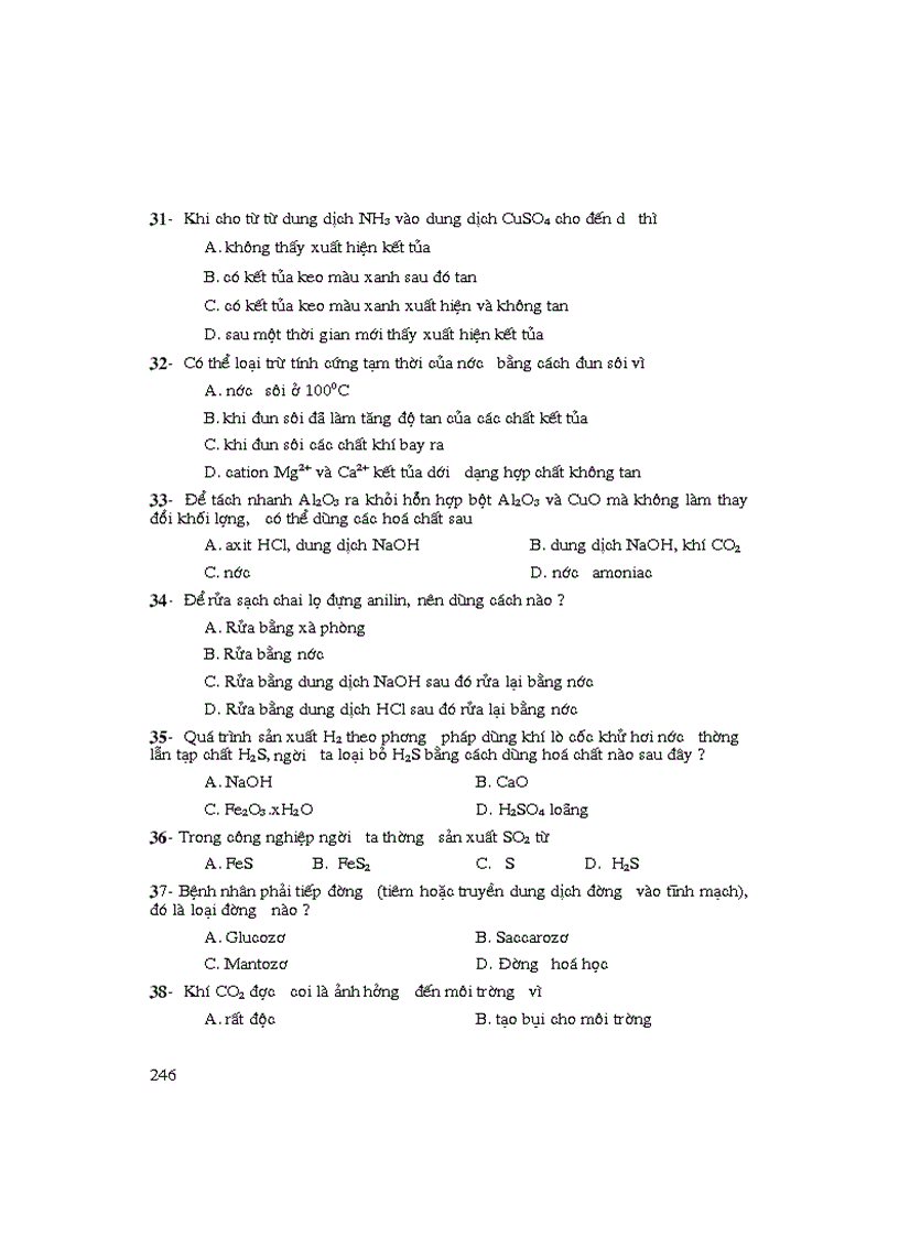 image for page Nhung bai tap trac nghiem hay nhat trong hoa hoc