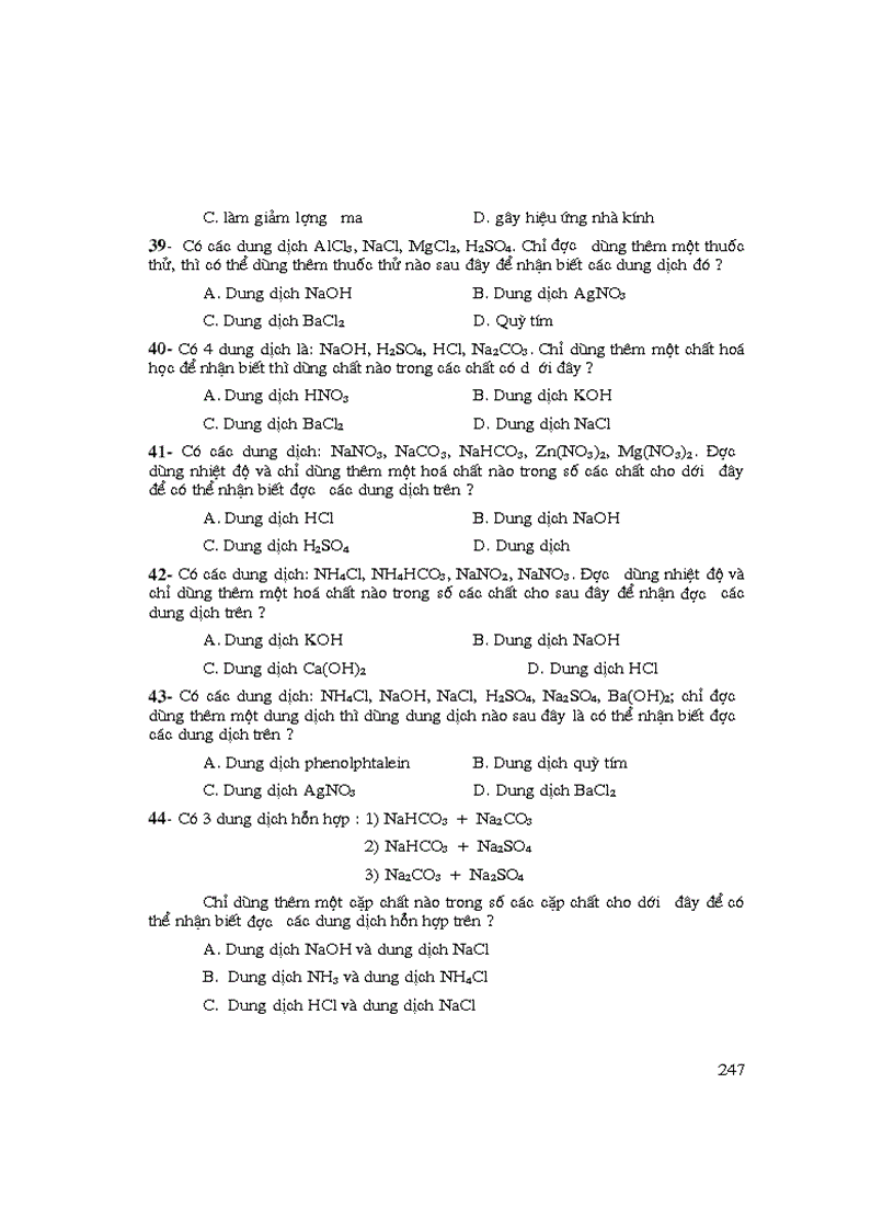 image for page Nhung bai tap trac nghiem hay nhat trong hoa hoc