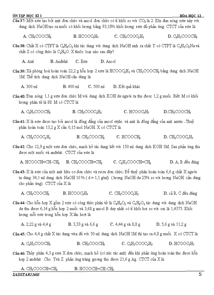 image for page Ôn hk1 lớp 12