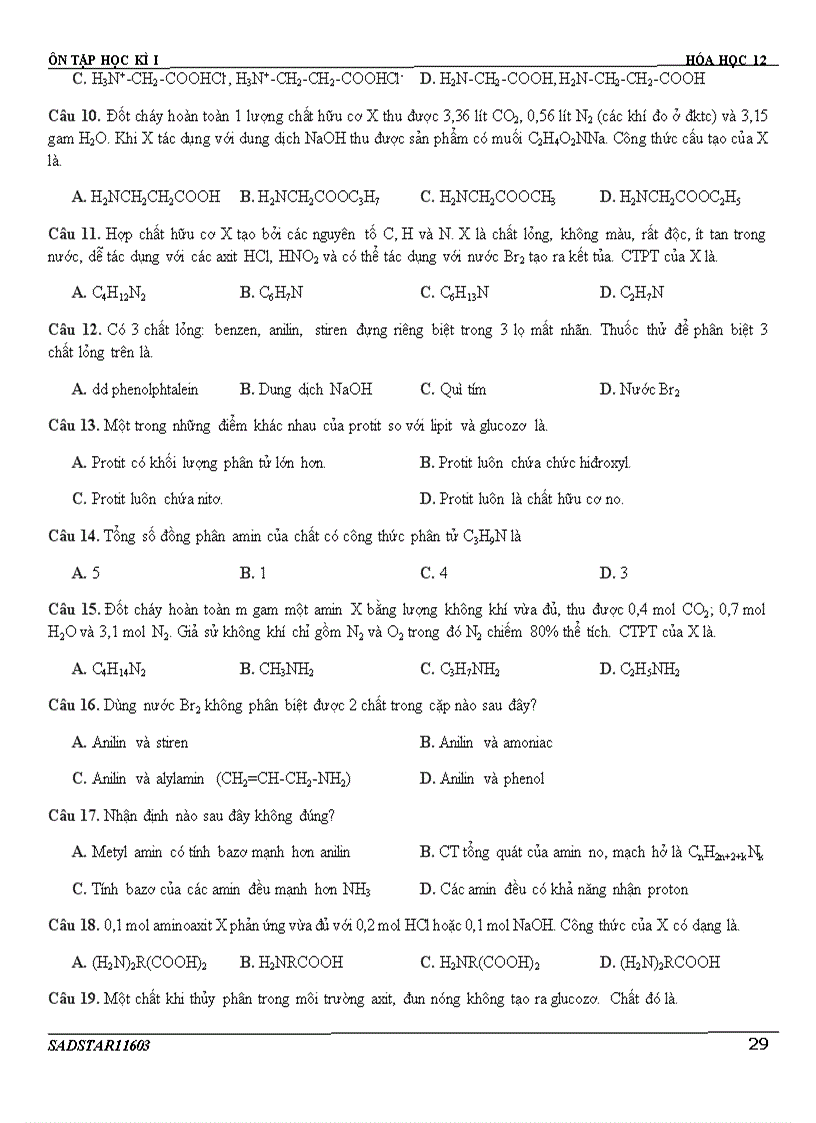 image for page Ôn hk1 lớp 12