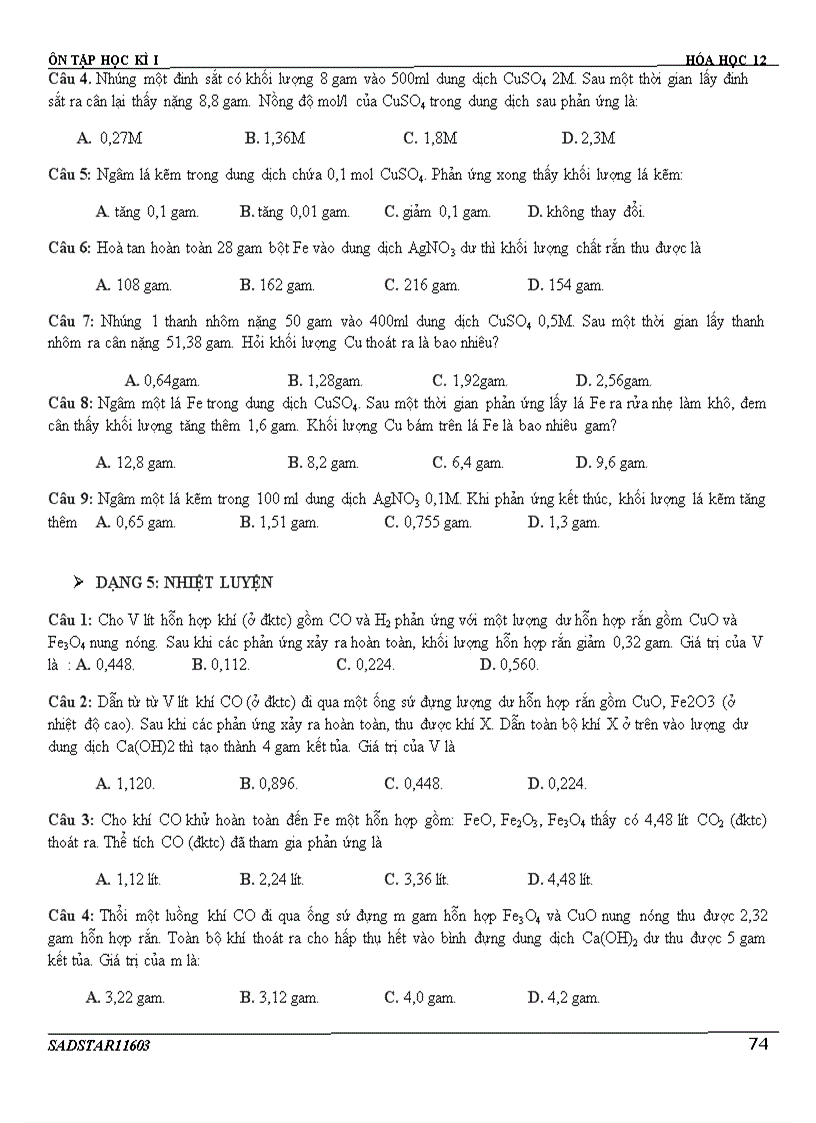 image for page Ôn hk1 lớp 12