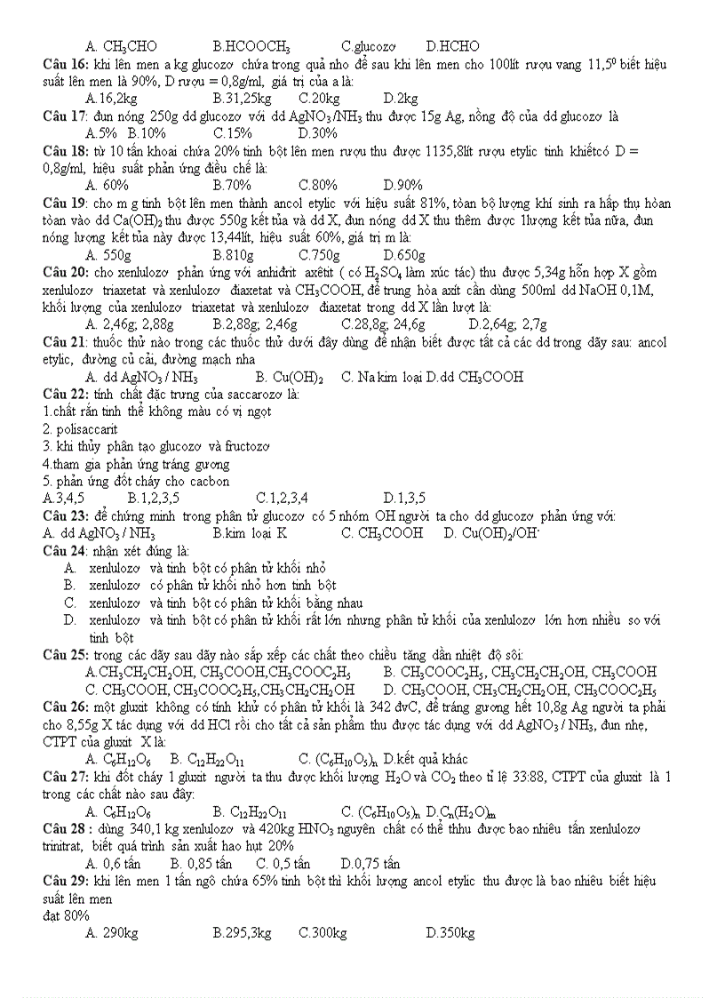 image for page Ôn tập chương 2 hóa 12 nc