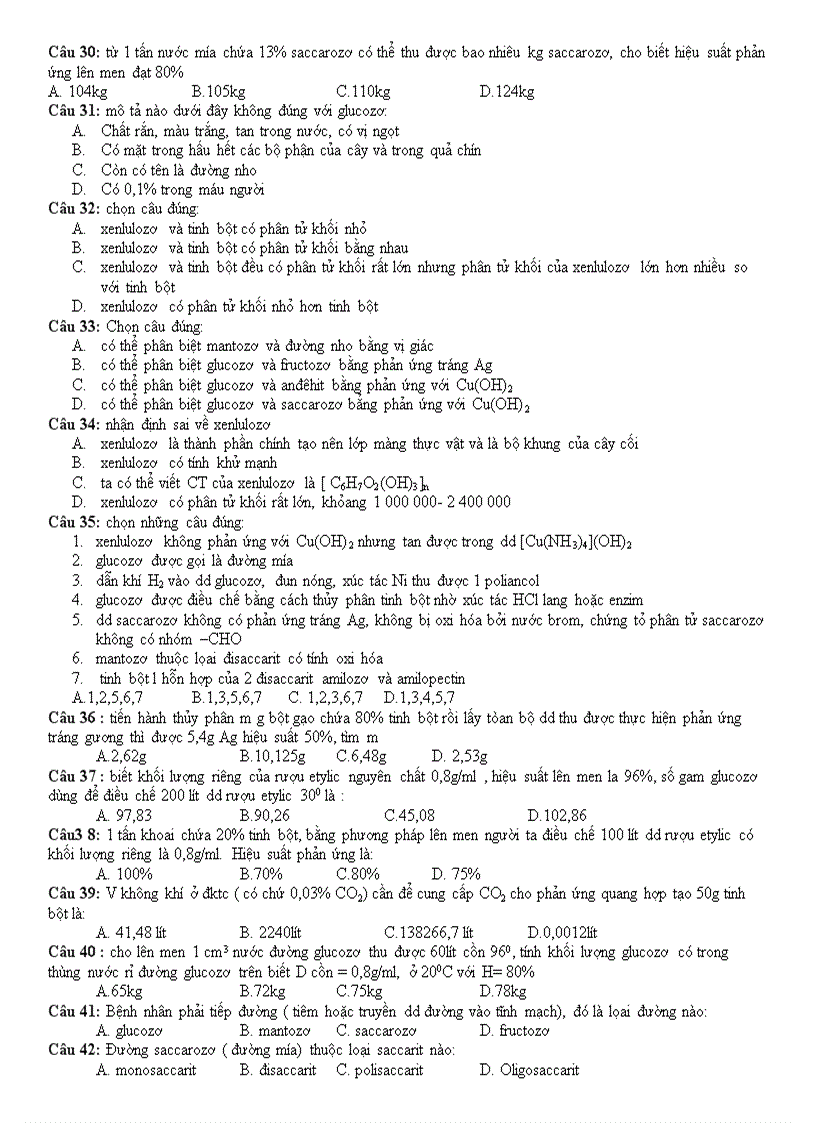 image for page Ôn tập chương 2 hóa 12 nc