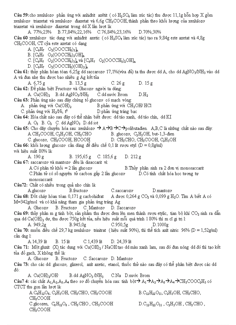 image for page Ôn tập chương 2 hóa 12 nc