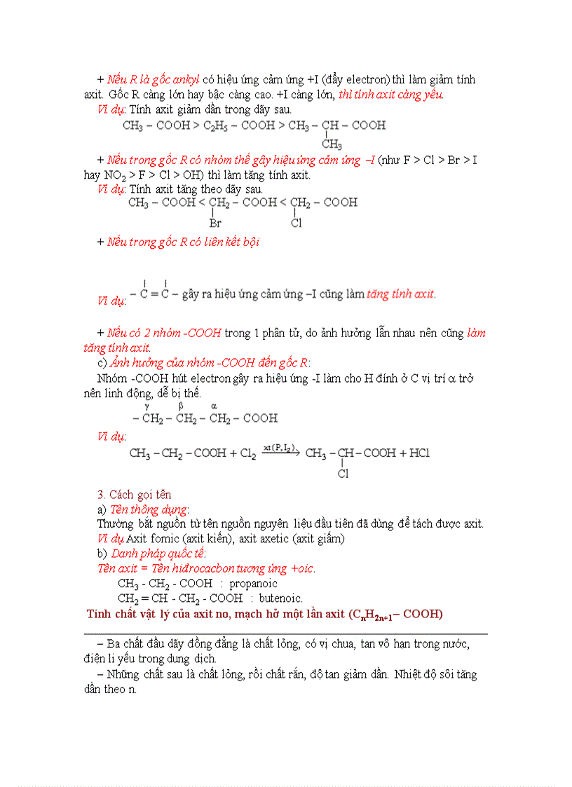 Ôn tập lý thuyết Hóa học