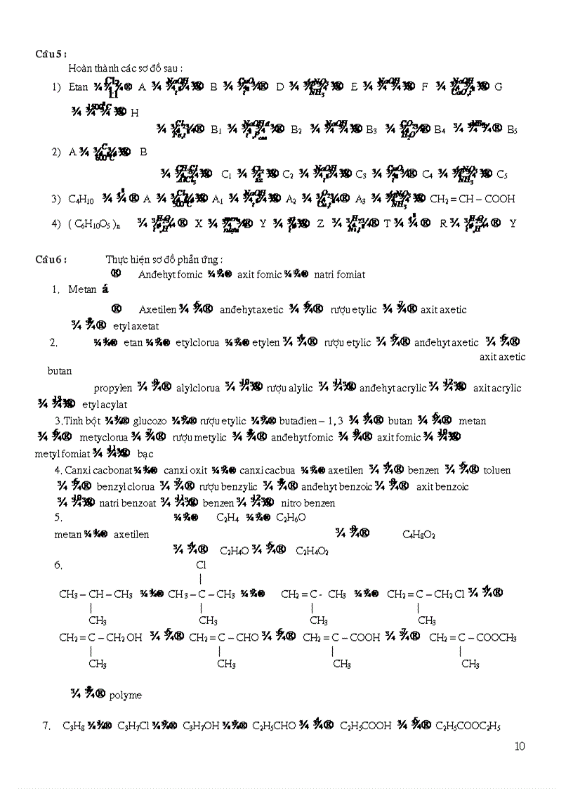 image for page Ôn tập thi tốt nghiệp 12 môn Hóa