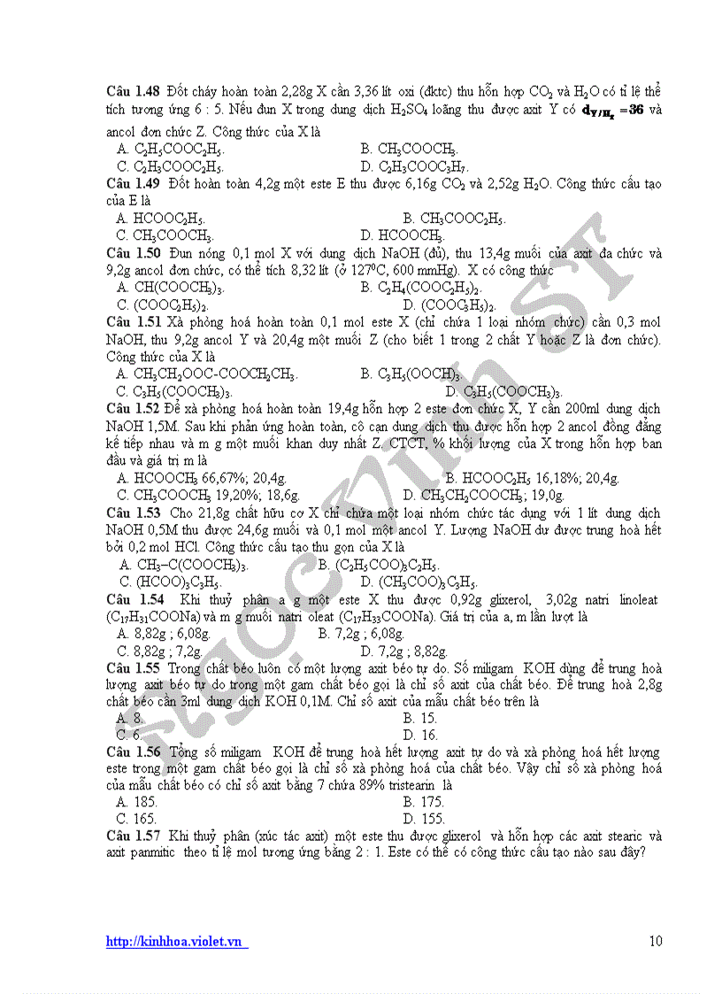 image for page ÔN THI ĐẠI HỌC THEO CHỦ ĐỀ hay