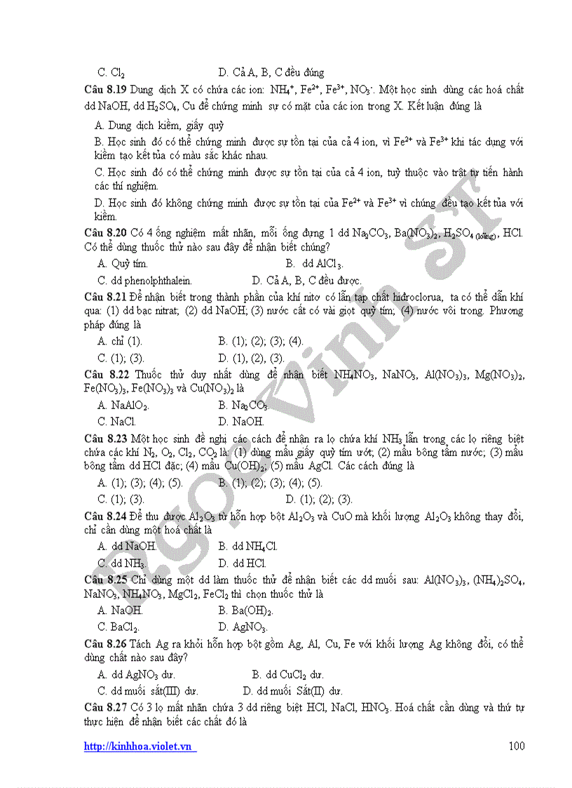 image for page ÔN THI ĐẠI HỌC THEO CHỦ ĐỀ hay