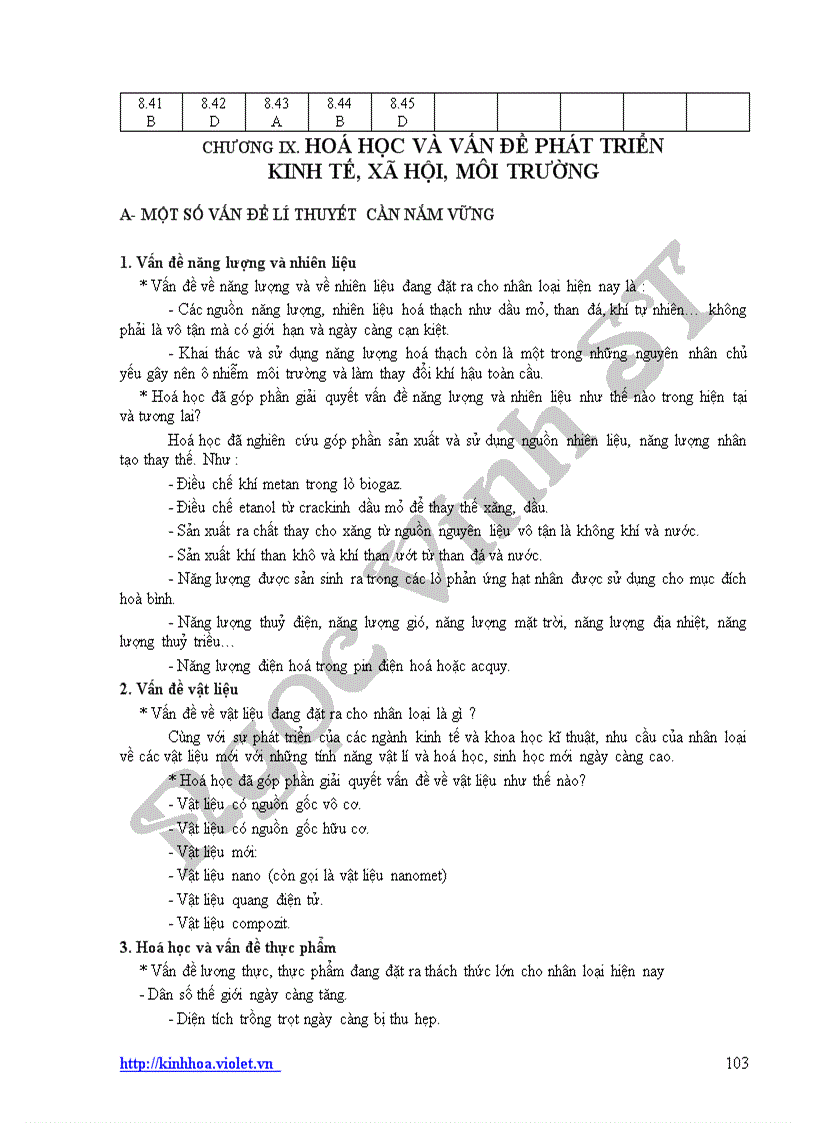 image for page ÔN THI ĐẠI HỌC THEO CHỦ ĐỀ hay