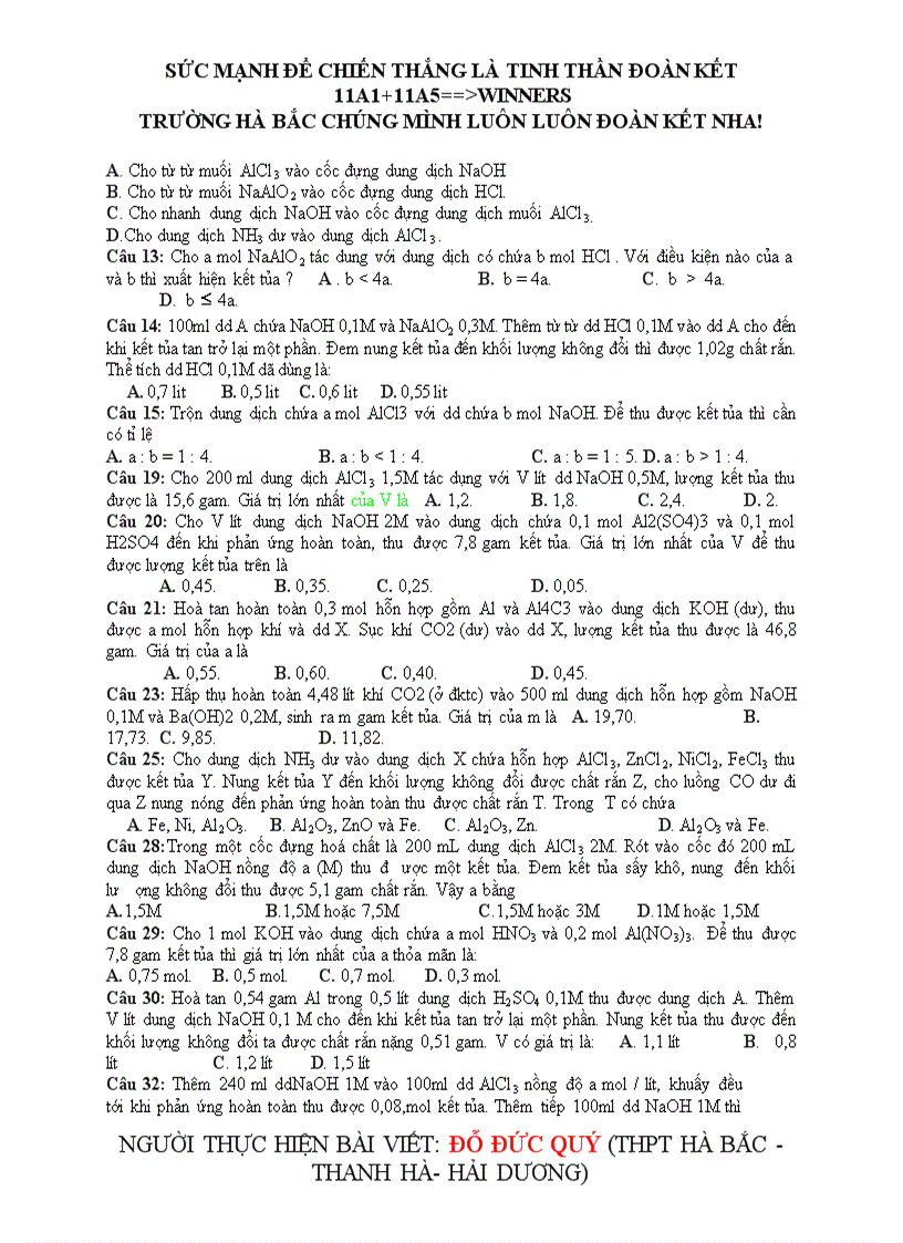 image for page Ôn thi đh chuyên đề kim loại