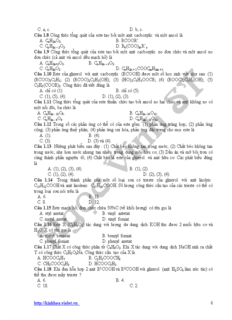 image for page Ôn thi ĐH hoá học theo chủ đề