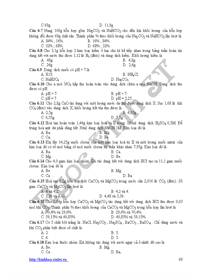 image for page Ôn thi ĐH hoá học theo chủ đề