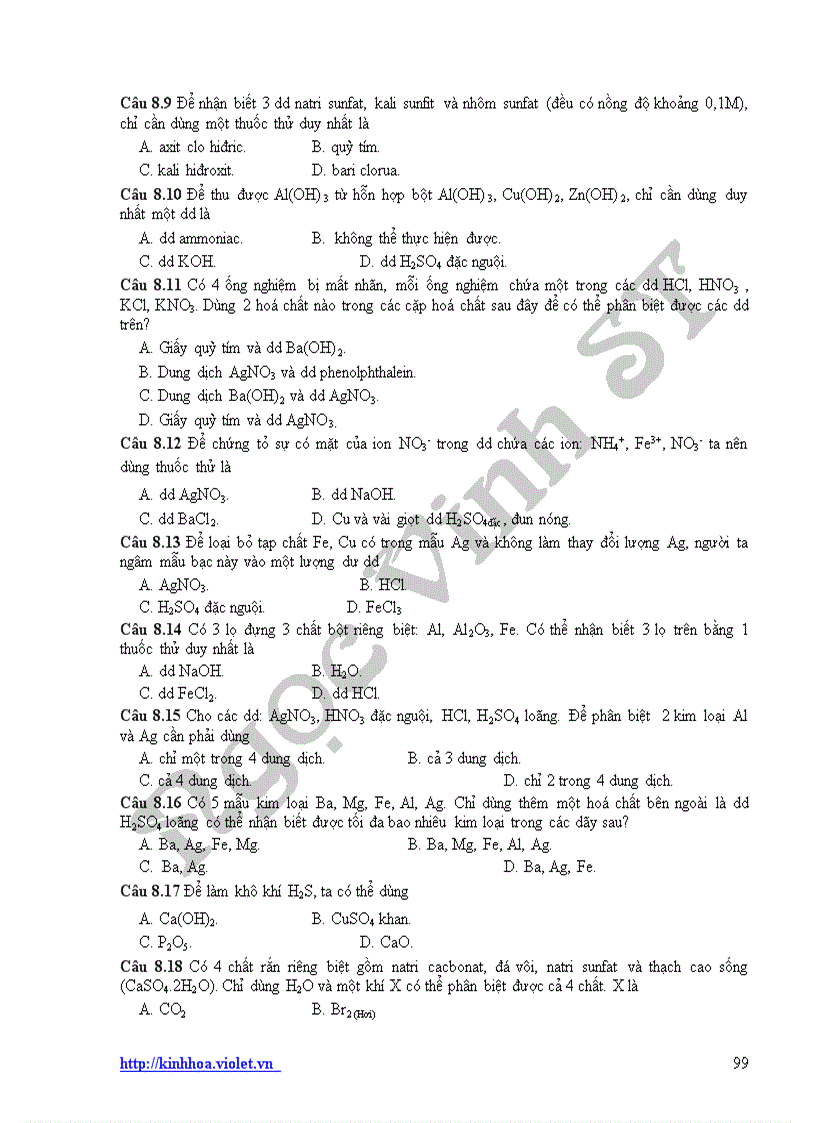 image for page Ôn thi ĐH hoá học theo chủ đề