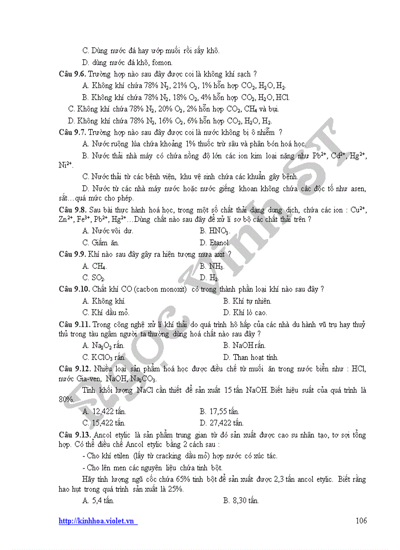 image for page Ôn thi ĐH hoá học theo chủ đề