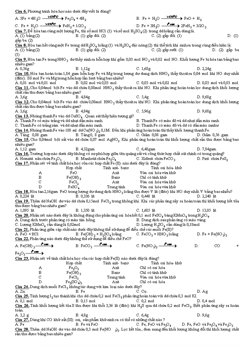 image for page On thi Hoa hoc TN ĐH