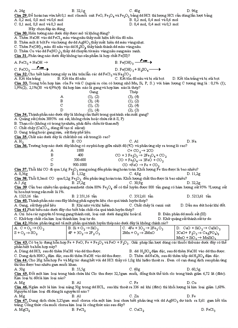 image for page On thi Hoa hoc TN ĐH