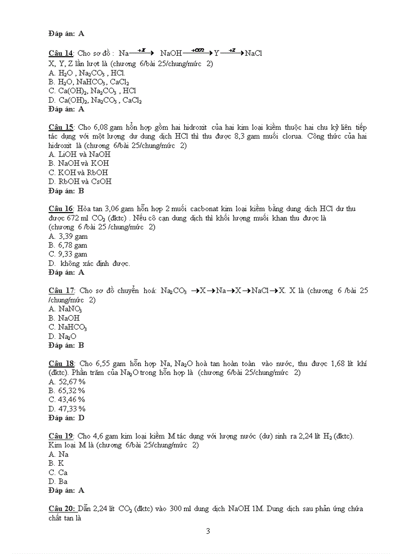 image for page Ôn thi môn Hoá 12 HK2