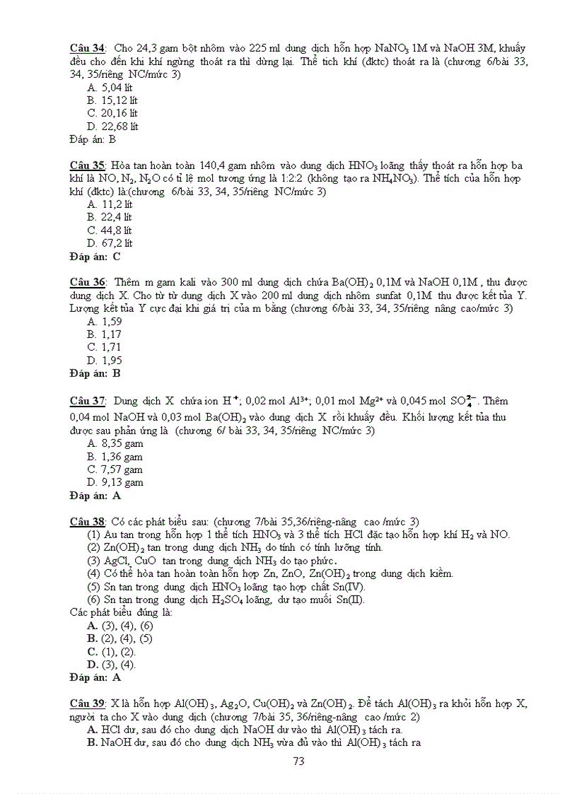 image for page Ôn thi môn Hoá 12 HK2