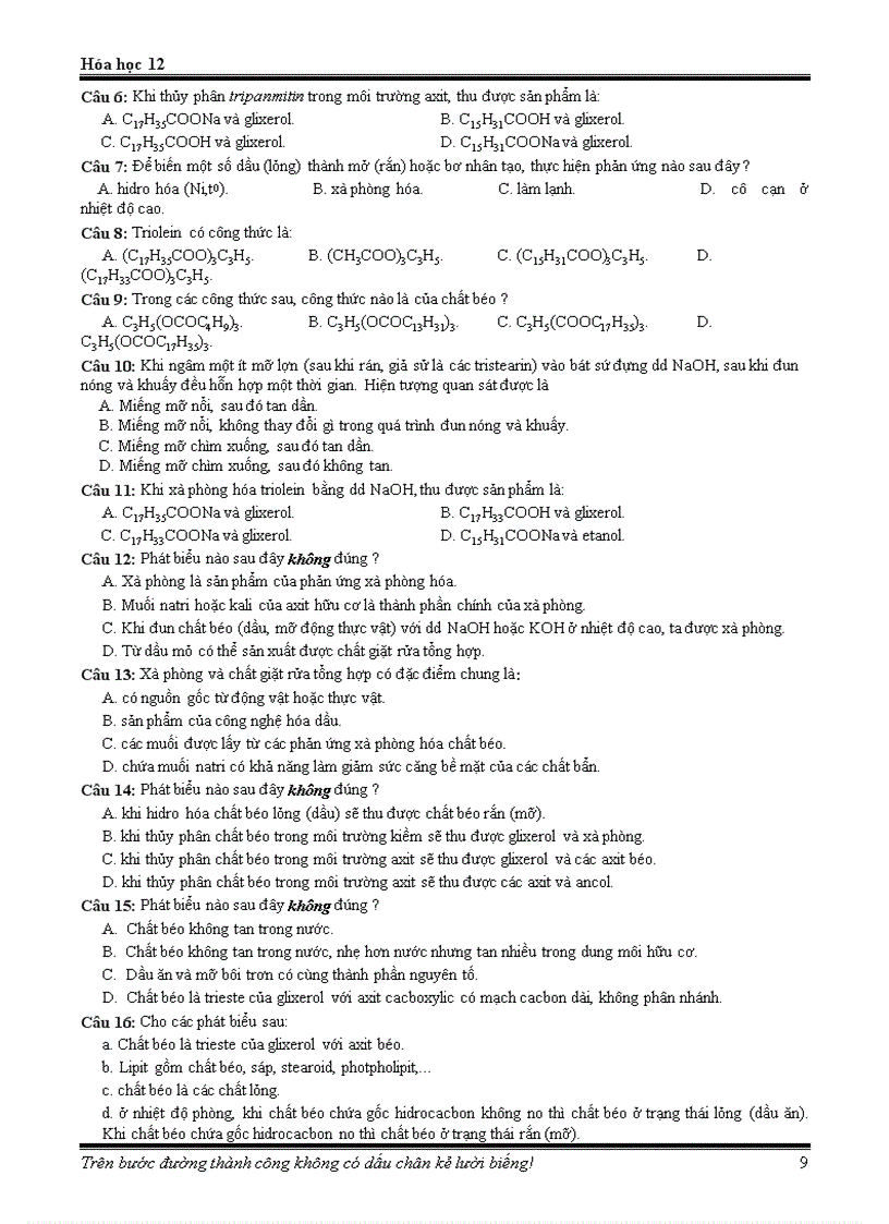 image for page On thi tnthpt hoa 2012