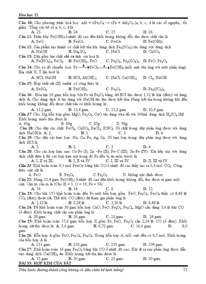 image for page On thi tnthpt hoa 2012