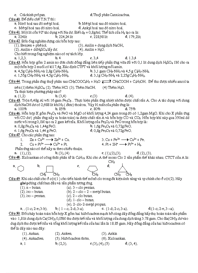 image for page Ôn thi vip Hóa ĐH 2011 số 3