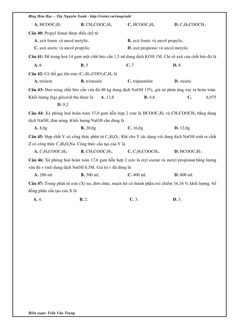 image for page Ôn TN Polime