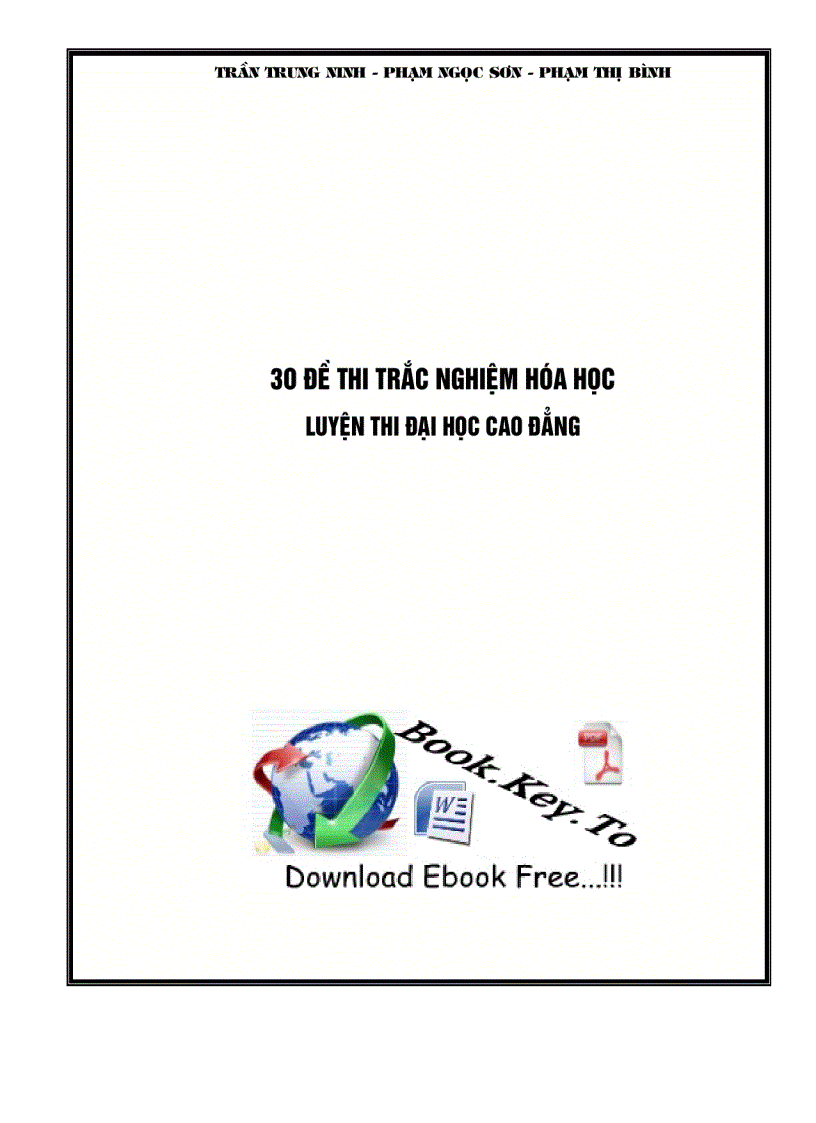 image for page P1 10 đề ts đh môn hóa có keys