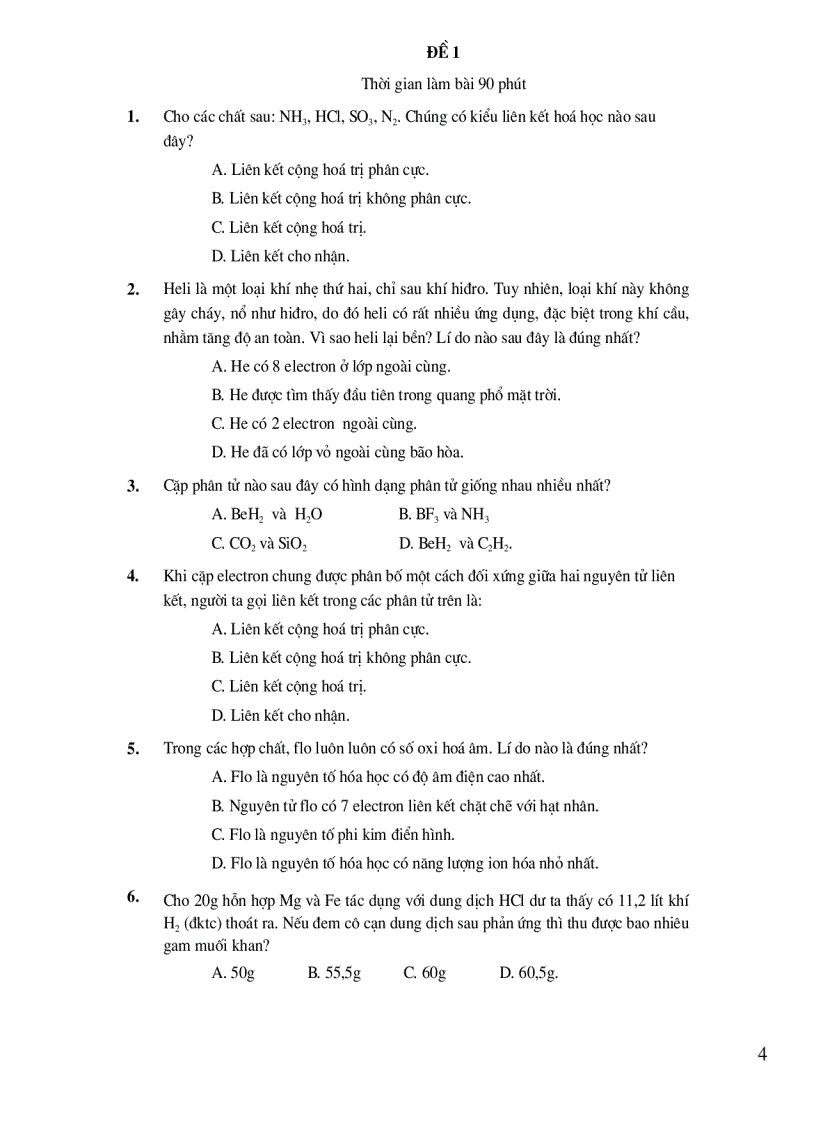 image for page P1 10 đề ts đh môn hóa có keys