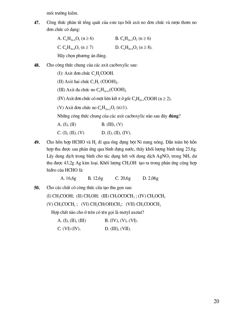 image for page P1 10 đề ts đh môn hóa có keys
