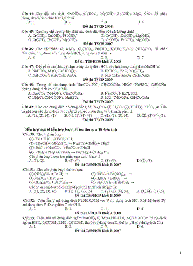 image for page Phan loai DT DH theo CD hoa dai cuong