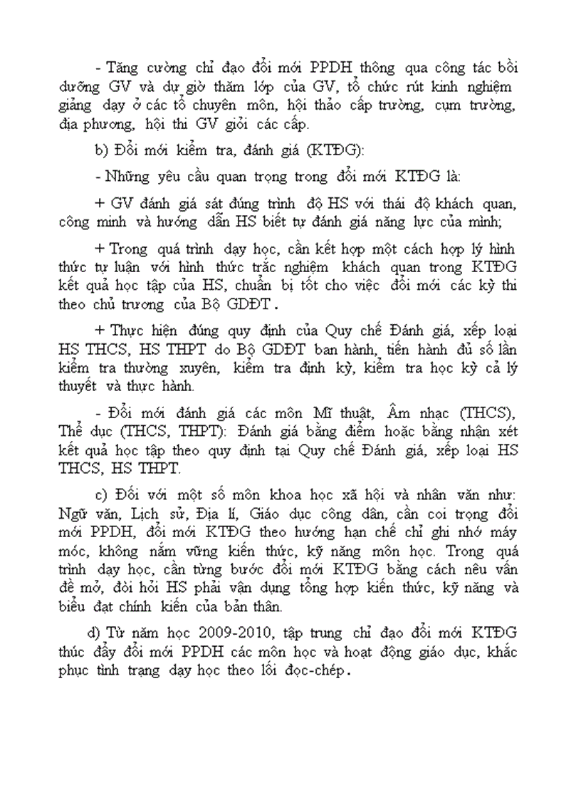 image for page Phân phối chương trình mới 2009 2010