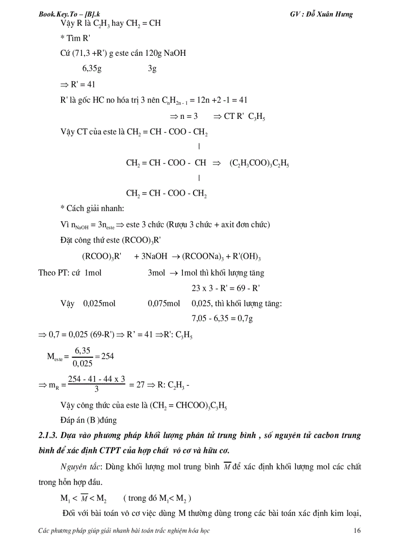 image for page Phương ph&#225;p giải nhanh BT trắc nghiệm