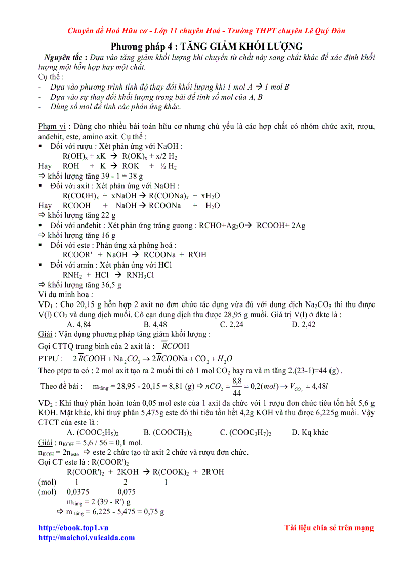 image for page Phuong phap giai nhanh Hoa huu co