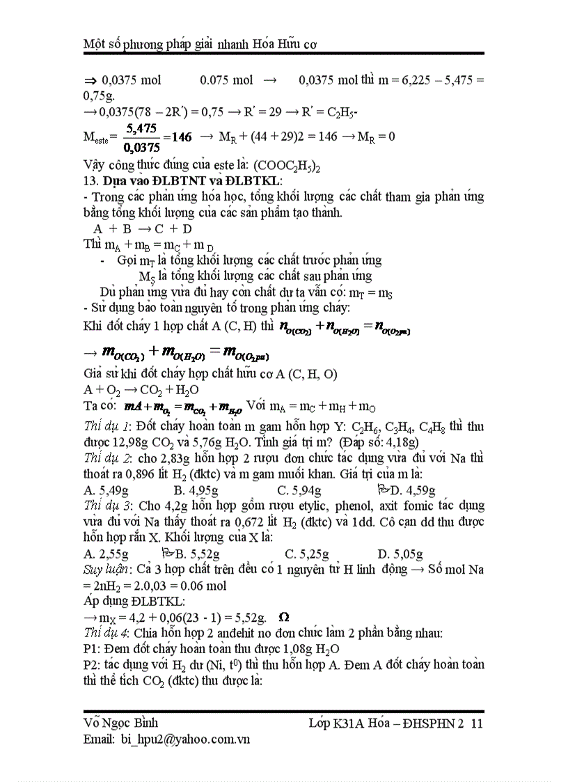 image for page Phương pháp giải toán trắc nghiệm hữu cơ 12