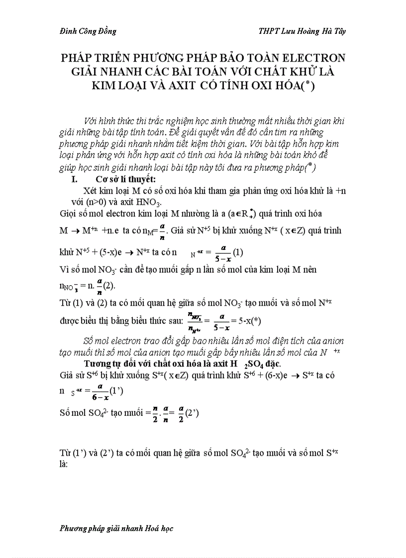 image for page Pp bảo toàn e 2