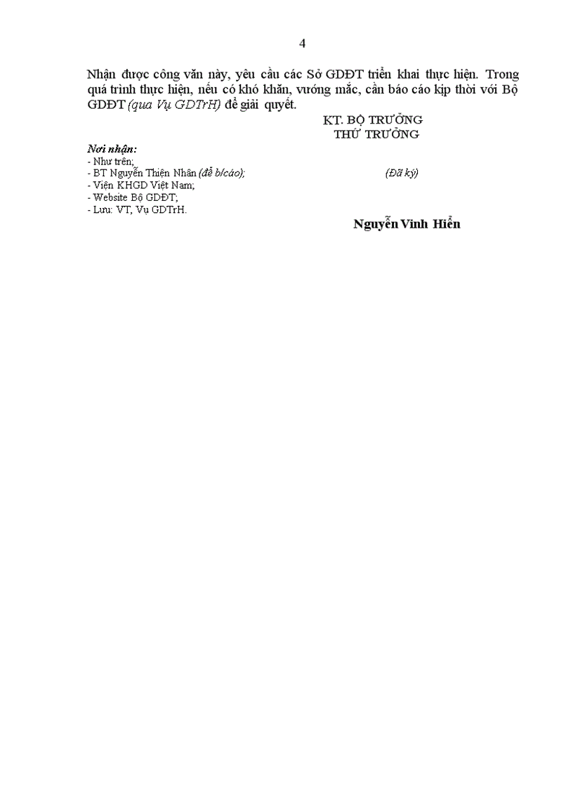 image for page Ppct hướng dẫn thực hiện môn hóa học thpt năm học 2009 2010